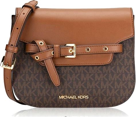 michael kors crossbody brown leather|Michael Kors Crossbody gray.